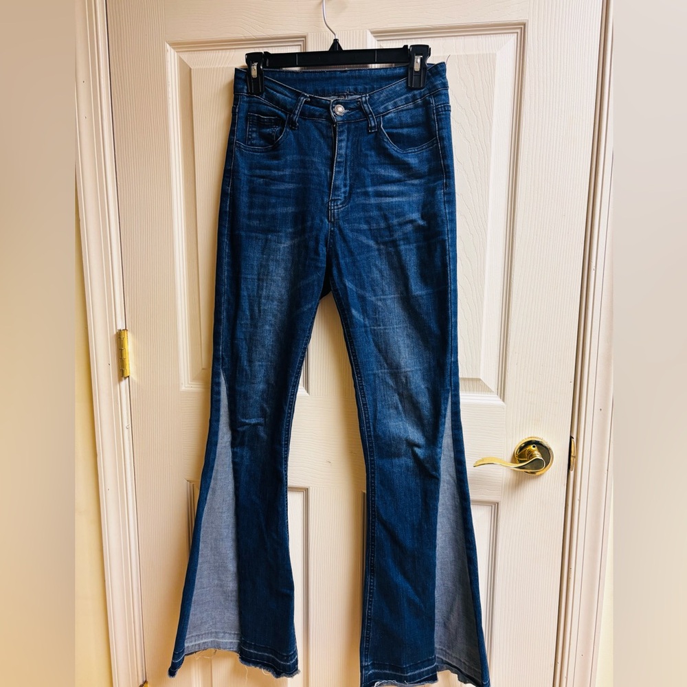 Classic Blue Flared Women's Jeans